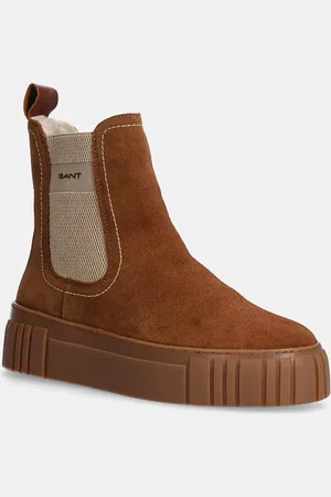 GANT Stivaletti chelsea in camoscio Snowmont donna colore 29553786 G45