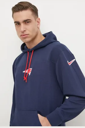 Nike Felpa in misto lana New England Patriots colore con cappuccio con applicazione 02FI-41S-8K-L98