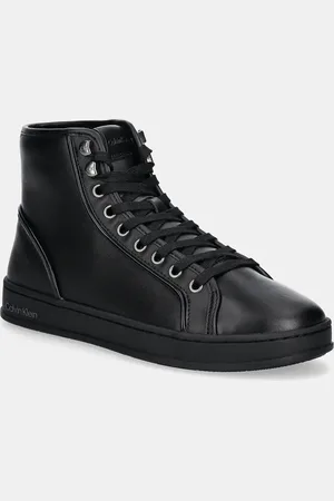 Calvin Klein Sneakers in pelle HIGH TOP LACE UP PIPING colore HM0HM01589