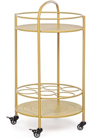 Bizzotto Carrello con portabottiglie Burton