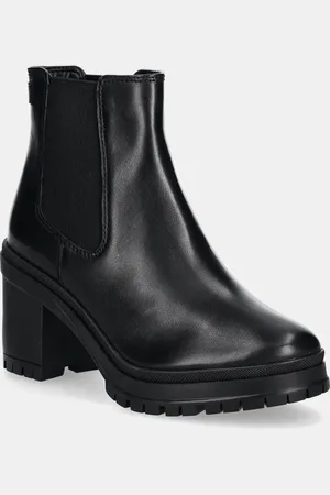 Ralph Lauren Stivaletti chelsea in pelle Cailie donna colore 802937825001