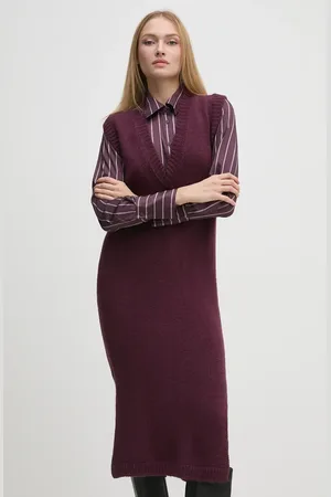 Sisley Vestito con aggiunta di lana colore 1276MV00T