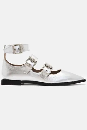 AllSaints Ballerine in pelle Susan Buckle Shoe colore W123FB