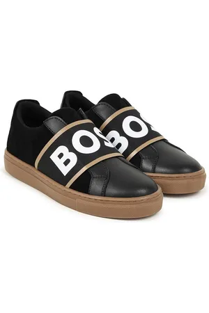HUGO BOSS Scarpe da ginnastica per bambini in pelle colore J51312