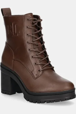 Ralph Lauren Stivaletti alla caviglia in pelle Cameron donna colore 802937826002