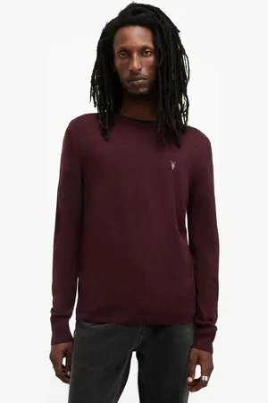 AllSaints Maglione in lana MODE uomo colore grigio M002KZ