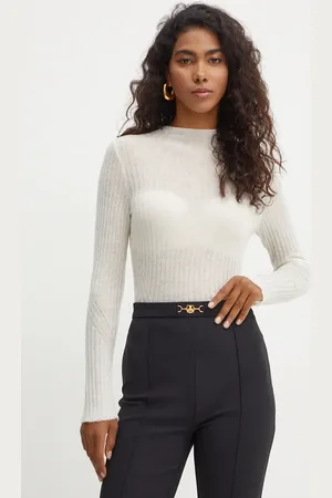 HUGO BOSS Maglione in lana donna colore bianco 50519155