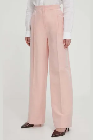 Barbour Pantaloni in lino misto colore