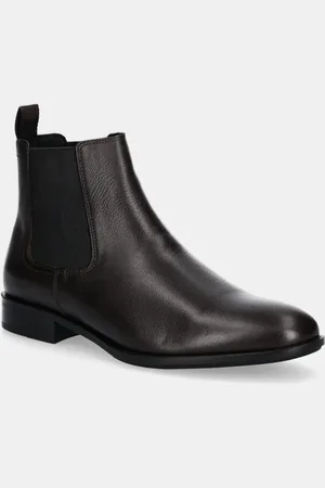 HUGO BOSS Stivaletti chelsea in pelle Colby uomo colore 50529105