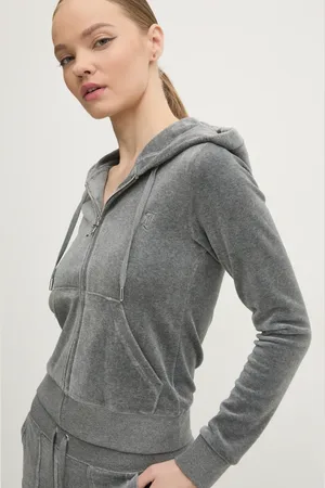 Juicy Couture Felpa in velluto ROBERTSON CLASS colore con cappuccio JCAP176