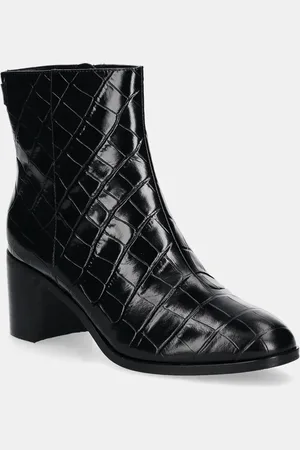 Ralph Lauren Stivaletti alla caviglia in pelle Cassie donna colore 802951301001