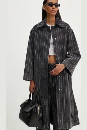 DAY Birger et Mikkelsen Cappotto jeans Hobbes - Denim Stripes donna colore DAY65243251