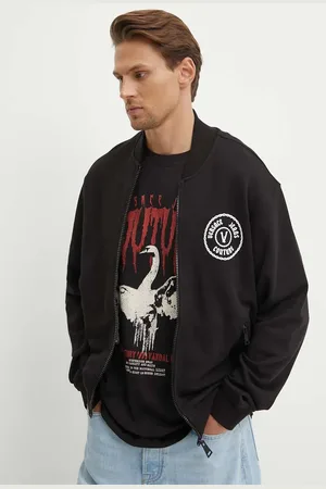 VERSACE Felpa in cotone uomo colore 77GAIT04 CF00T