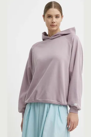 Champion Felpa donna colore con cappuccio E10001