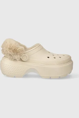 Crocs Ciabatte slide Stomp Lined Clog donna 208546