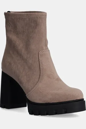 Calvin Klein Stivaletti alla caviglia HEEL PLATFORM ZIP BOOT SS donna colore YW0YW01601