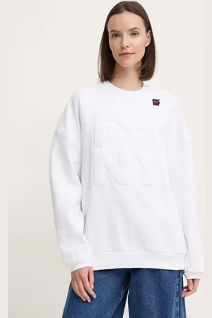 DKNY Felpa in cotone HEART OF NY donna colore D2B4A138