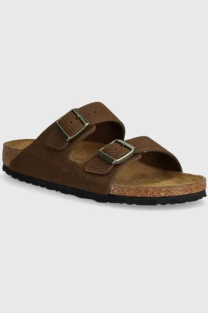 Birkenstock Ciabatte slide in camoscio Arizona donna colore 1028264