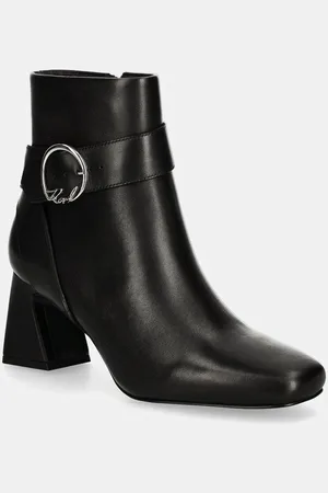 Karl Lagerfeld Stivaletti alla caviglia in pelle BEATA donna colore KL31444