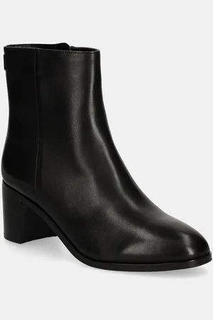 Ralph Lauren Stivaletti alla caviglia in pelle Cassie donna colore 802937813001