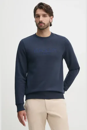 Hackett Felpa uomo colore con applicazione HM581279
