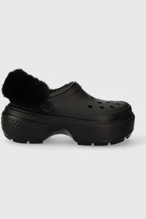 Crocs Ciabatte slide Stomp Lined Clog donna 208546