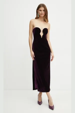 Bardot Vestito in velluto LILAH colore 58730DB