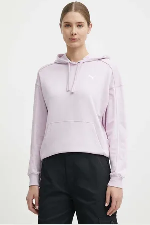 PUMA Felpa in cotone samo HER donna colore con cappuccio 624011