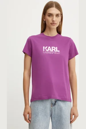 Karl Lagerfeld T-shirt in cotone donna colore 24WW1703