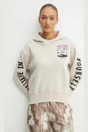 Champion Felpa donna colore con cappuccio 117597