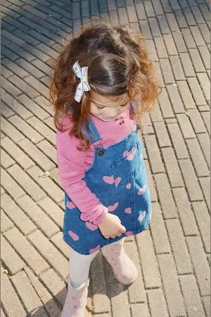 Konges Sløjd Vestito jeans bambino/a MAGOT OVERALL DRESS GOTS colore KS101588