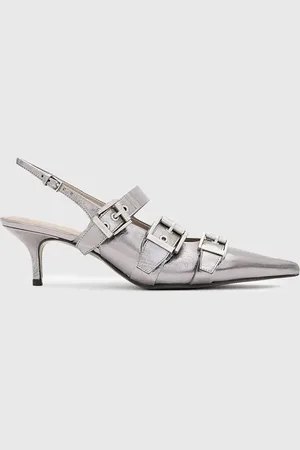 AllSaints Tacchi in pelle Grace Buckle Heel colore W150FB