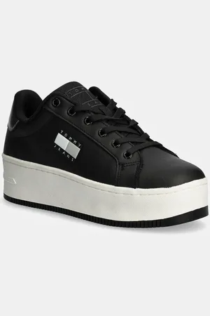 Tommy Hilfiger Sneakers in pelle TJW FLATFORM SNEAKER METALLIC colore EN0EN02711