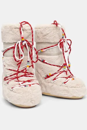 Moon Boot Stivali da neve MB ICON FAUX FUR BEADS colore 80D1408990 L002