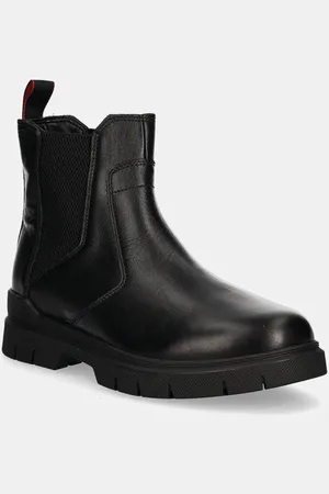 HUGO BOSS Stivaletti chelsea in pelle Ryan uomo colore 50528840