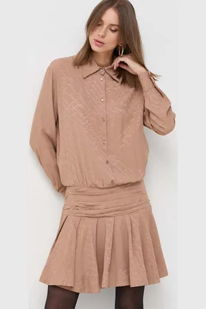 Pinko Vestito con aggiunta di seta colore