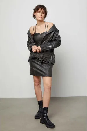 ANSWEAR Vestito in pelle colore