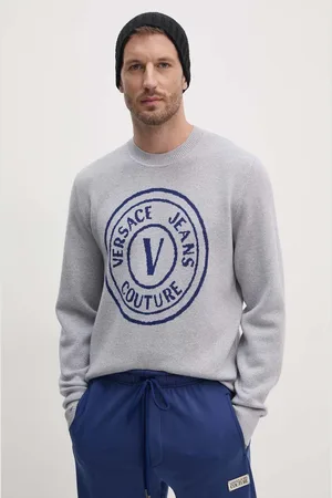 VERSACE Maglione in lana uomo colore 77GAFM02 CMH42