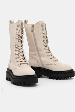 Calvin Klein Stivaletti alla caviglia FLATFORM LACE UP BOOT MG NB donna colore YW0YW01683