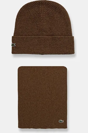 Lacoste Cappello e sciarpa di lana colore RB5385