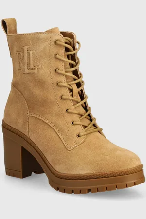 Ralph Lauren Stivaletti alla caviglia in camoscio Cameron donna colore 802942568001