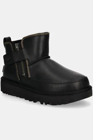 UGG Stivali da neve Classic Mini Moto Boot colore 1164690-BLK