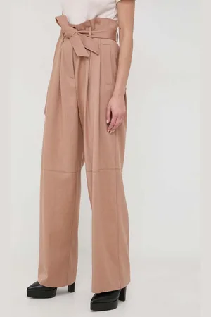 Pinko Pantaloni in lana colore