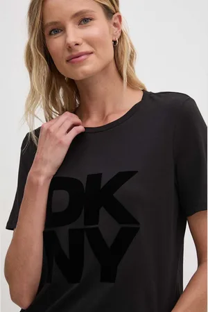 DKNY T-shirt in cotone donna colore D2G4A221