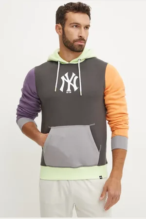 47 Brand Felpa MLB New York Yankees uomo colore con cappuccio BB017PMKDZZ634960GH