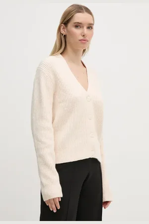 Calvin Klein Cardigan con aggiunta di lana colore rosa K20K207772