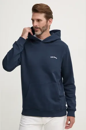 Pepe Jeans Felpa in cotone SOMERTON uomo colore con cappuccio PM582725