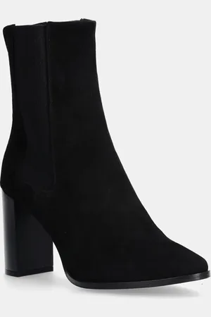 Calvin Klein Stivaletti in nabuck HEEL CHELSEA BOOT 85 SUE colore HW0HW02192