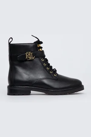 Ralph Lauren Stivaletti alla caviglia in pelle donna