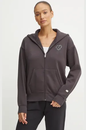 Champion Felpa donna colore con cappuccio 117493